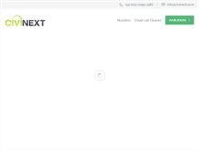 Tablet Screenshot of civinext.com
